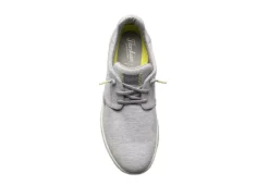 Florsheim Mens Crossover Canvas Plain Toe Slip On Sneaker - Grey -Cheap Nike || Skechers || heydude Store US 01 502871 05