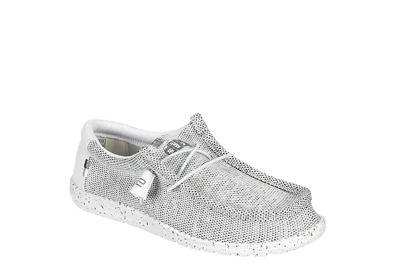 Heydude Mens Wally Slip On Sneaker - White 3 Heydude Mens Wally Slip On Sneaker - White