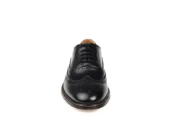 Thomas & Vine Mens Franklin Wingtip Oxford - Black -Cheap Nike || Skechers || heydude Store US 01 530029 02