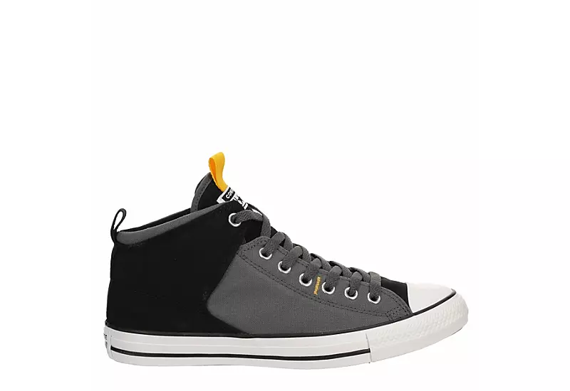 Converse Mens Chuck Taylor All Star High Street Sneaker - Grey 4 Converse Mens Chuck Taylor All Star High Street Sneaker - Grey - Image 2