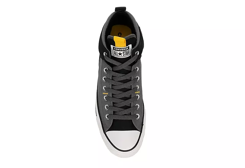 Converse Mens Chuck Taylor All Star High Street Sneaker - Grey 8 Converse Mens Chuck Taylor All Star High Street Sneaker - Grey - Image 6