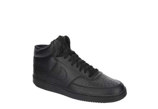 Nike Mens Court Vision Mid Sneaker - Black -Cheap Nike || Skechers || heydude Store US 01 601012 00