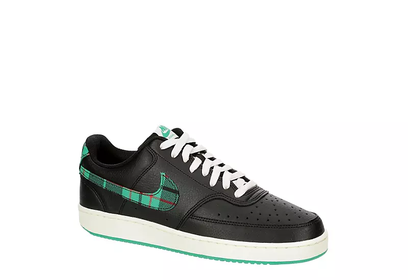 Nike Mens Court Vision Low Sneaker - Black 3 Nike Mens Court Vision Low Sneaker - Black