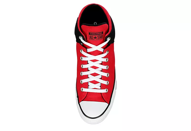 Converse Mens Chuck Taylor All Star High Street Sneaker - Red 8 Converse Mens Chuck Taylor All Star High Street Sneaker - Red - Image 6