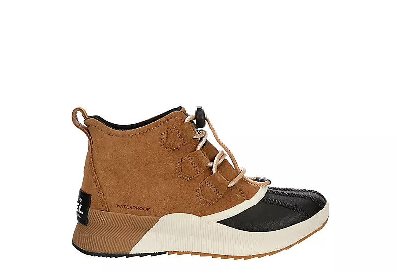 Sorel Boys Out And About Classic Lace-up Boot - Camel 4 Sorel Boys Out And About Classic Lace-up Boot - Camel - Image 2