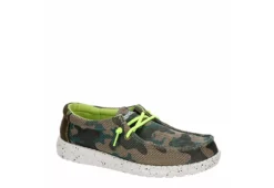 Heydude Boys Wally Youth Slip On Sneaker - Taupe