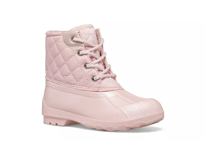 Sperry Girls Port Boot Rain Boot - Blush 3 Sperry Girls Port Boot Rain Boot - Blush