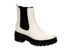 Cupcake Couture Girls Teagan Chelsea Boot - Ivory