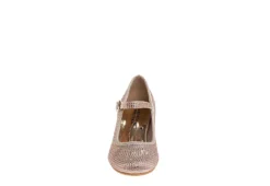 Badgley Mischka Girls Glitterful Dress Shoe - Rose Gold -Cheap Nike || Skechers || heydude Store US 01 702611 02