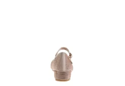Badgley Mischka Girls Glitterful Dress Shoe - Rose Gold -Cheap Nike || Skechers || heydude Store US 01 702611 04