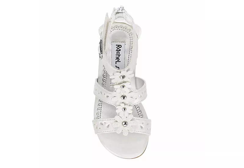 Rachel Shoes Girls Infant Lil Carlee Dress Heel - White 8 Rachel Shoes Girls Infant Lil Carlee Dress Heel - White - Image 6