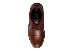Steve Madden Boys Boliverr Dress Shoe - Cognac -Cheap Nike || Skechers || heydude Store US 01 702672 04