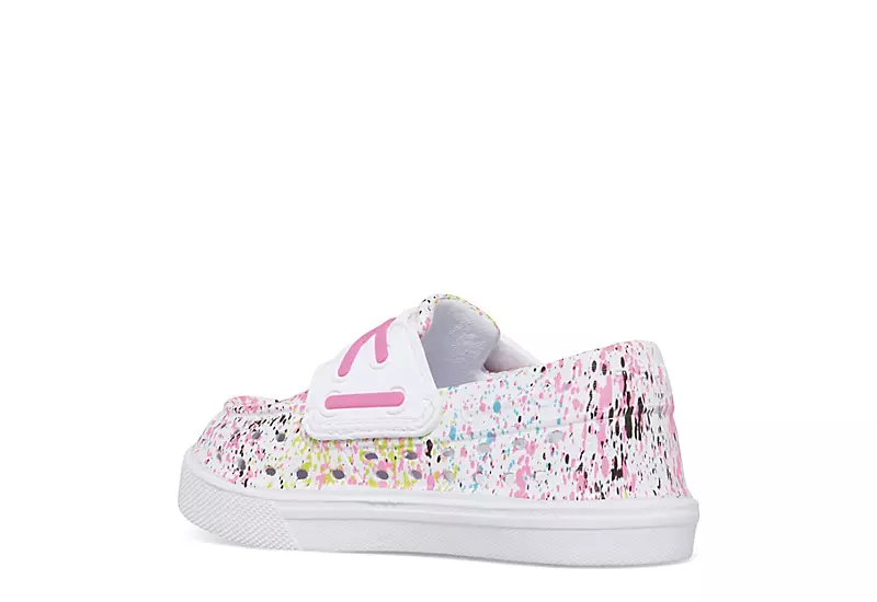 Sperry Girls Infant Bahama Float Boat Slip On Sneaker - White 5 Sperry Girls Infant Bahama Float Boat Slip On Sneaker - White - Image 3