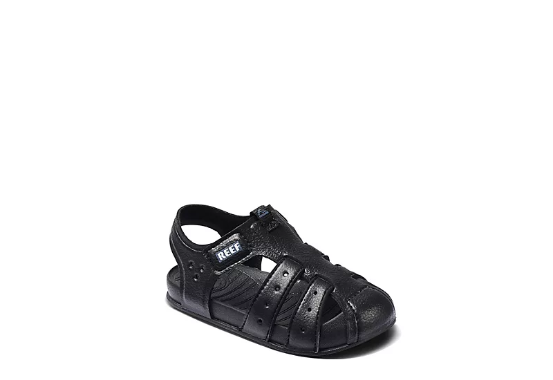 Reef Boys Infant Little Water Beachy Sandal - Black 3 Reef Boys Infant Little Water Beachy Sandal - Black
