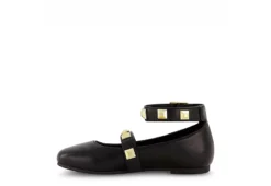 Marc Fisher Girls Tashi Buckle Dress Flat - Black -Cheap Nike || Skechers || heydude Store US 01 702956 03