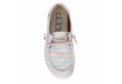 Heydude Girls Wendy Youth Sox Slip On Sneaker - Multicolor -Cheap Nike || Skechers || heydude Store US 01 702958 05
