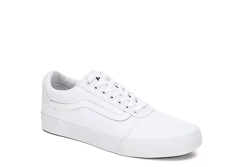 Vans Mens Ward Sneaker - White 3 Vans Mens Ward Sneaker - White