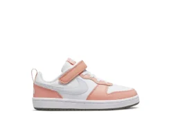 Nike Girls Court Borough 2 Low Top Sneaker - White -Cheap Nike || Skechers || heydude Store US 01 807753 01