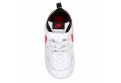 Nike Boys Infant Court Borough 2 Low Top Sneaker - White -Cheap Nike || Skechers || heydude Store US 01 808123 05