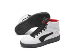 Puma Boys Rebound Layup Mid Sneaker - White