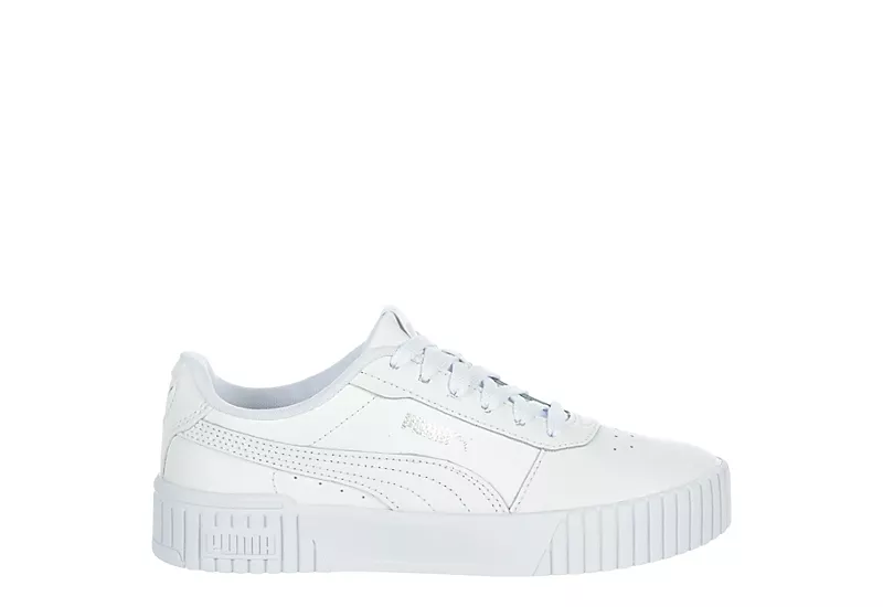 Puma Girls Carina 2.0 Sneaker - White 4 Puma Girls Carina 2.0 Sneaker - White - Image 2