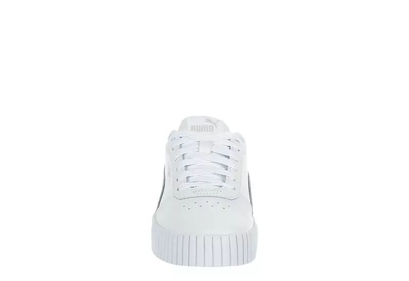 Puma Girls Carina 2.0 Sneaker - White 5 Puma Girls Carina 2.0 Sneaker - White - Image 3