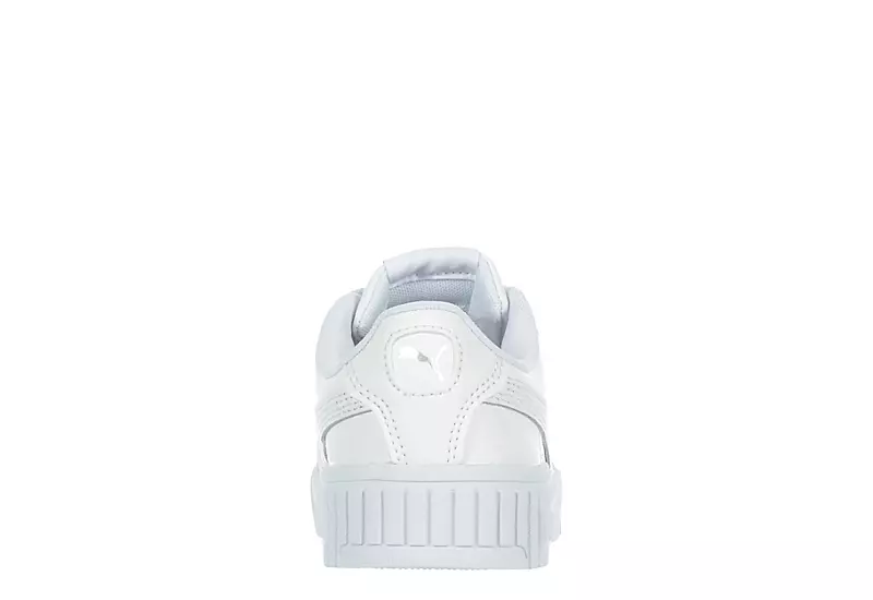 Puma Girls Carina 2.0 Sneaker - White 7 Puma Girls Carina 2.0 Sneaker - White - Image 5