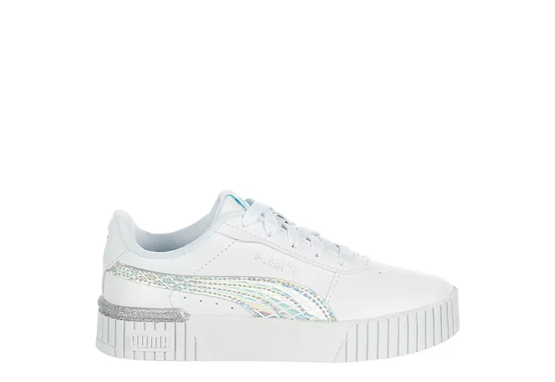 Puma Girls Carina 2.0 Sneaker - White 4 Puma Girls Carina 2.0 Sneaker - White - Image 2