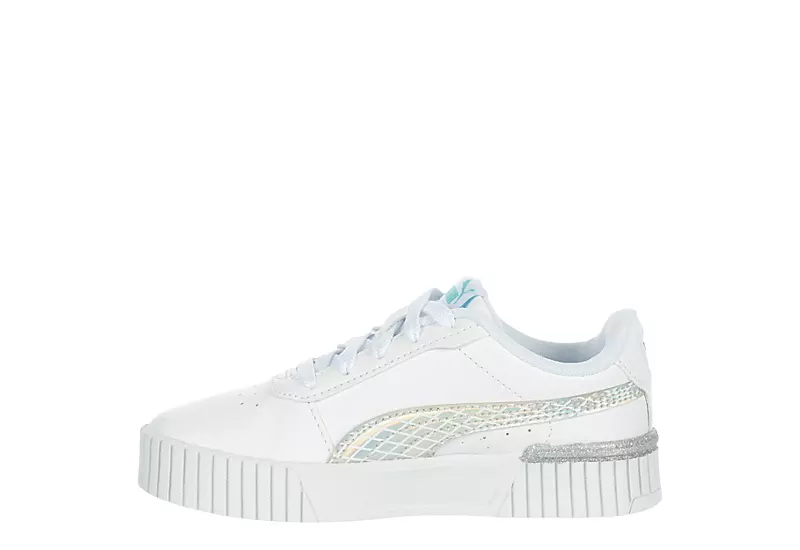 Puma Girls Carina 2.0 Sneaker - White 6 Puma Girls Carina 2.0 Sneaker - White - Image 4