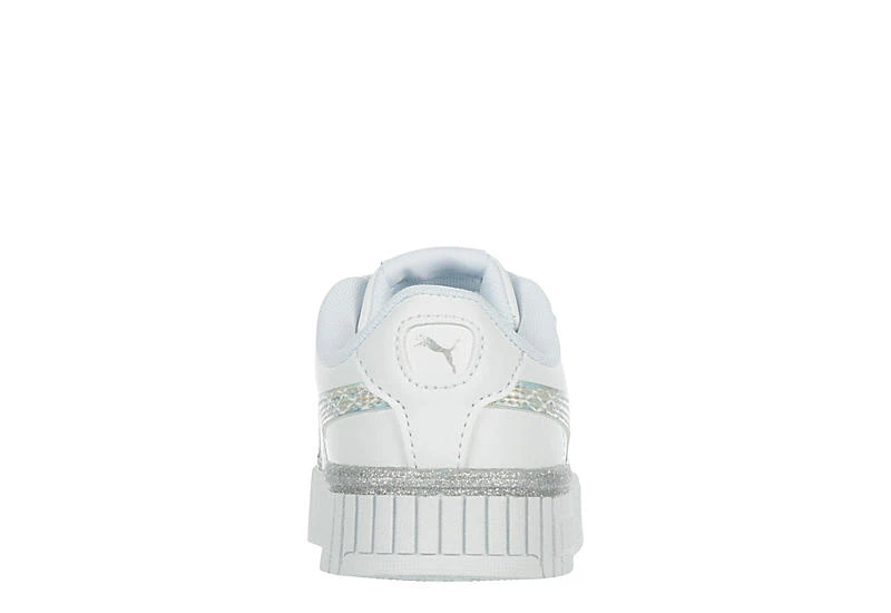 Puma Girls Carina 2.0 Sneaker - White 7 Puma Girls Carina 2.0 Sneaker - White - Image 5