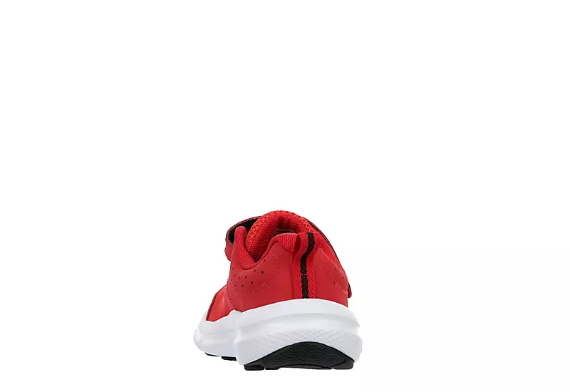 Under Armour Boys Assert 10 Sneaker - Red 7 Under Armour Boys Assert 10 Sneaker - Red - Image 5