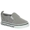 Vans Boys Infant Asher Slip On Sneaker - Grey -Cheap Nike || Skechers || heydude Store US 01 808425 00