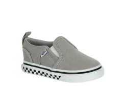Vans Boys Infant Asher Slip On Sneaker - Grey