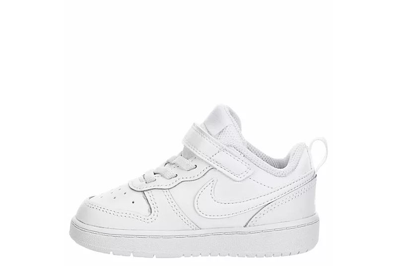 Nike Boys Infant Court Borough 2 Low Top Sneaker - White 6 Nike Boys Infant Court Borough 2 Low Top Sneaker - White - Image 4