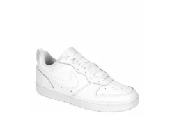 Nike Boys Court Borough 2 Low Top Sneaker - White