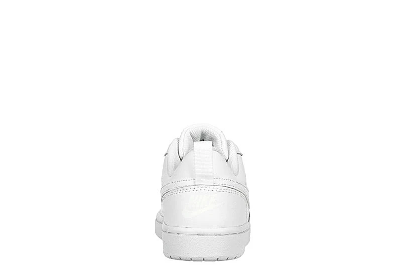 Nike Boys Court Borough 2 Low Top Sneaker - White 7 Nike Boys Court Borough 2 Low Top Sneaker - White - Image 5
