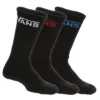 Vans Boys Crew Socks 3 Pairs - Black -Cheap Nike || Skechers || heydude Store US 01 900159 00