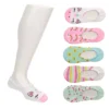 Ladeda Girls Unicorn Liner Socks 6 Pairs - Assorted -Cheap Nike || Skechers || heydude Store US 01 901341 00