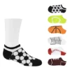 Sof Sole Boys Sports Balls No Show Socks 6 Pairs - Assorted -Cheap Nike || Skechers || heydude Store US 01 901529 00