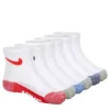 Nike Boys Ankle Socks 6 Pairs - White -Cheap Nike || Skechers || heydude Store US 01 901695 00