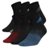 Adidas Boys Badge Of Sport Quarter Socks 6 Pairs - Black -Cheap Nike || Skechers || heydude Store US 01 940206 00